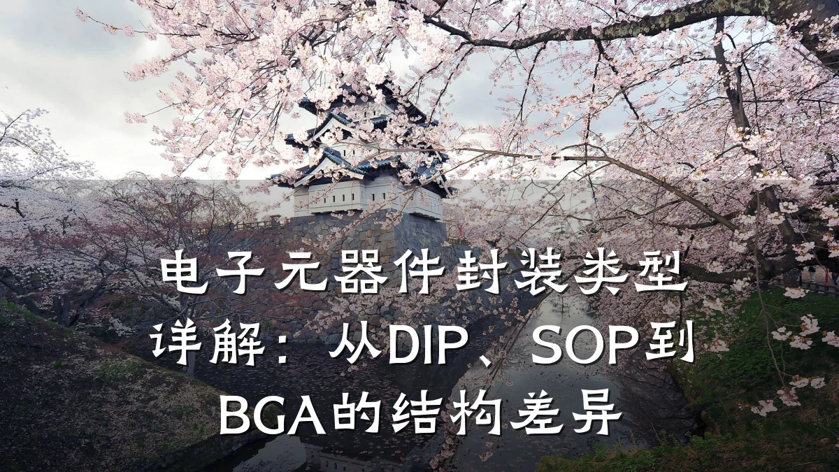 电子元器件封装类型详解：从DIP、SOP到BGA的结构差异