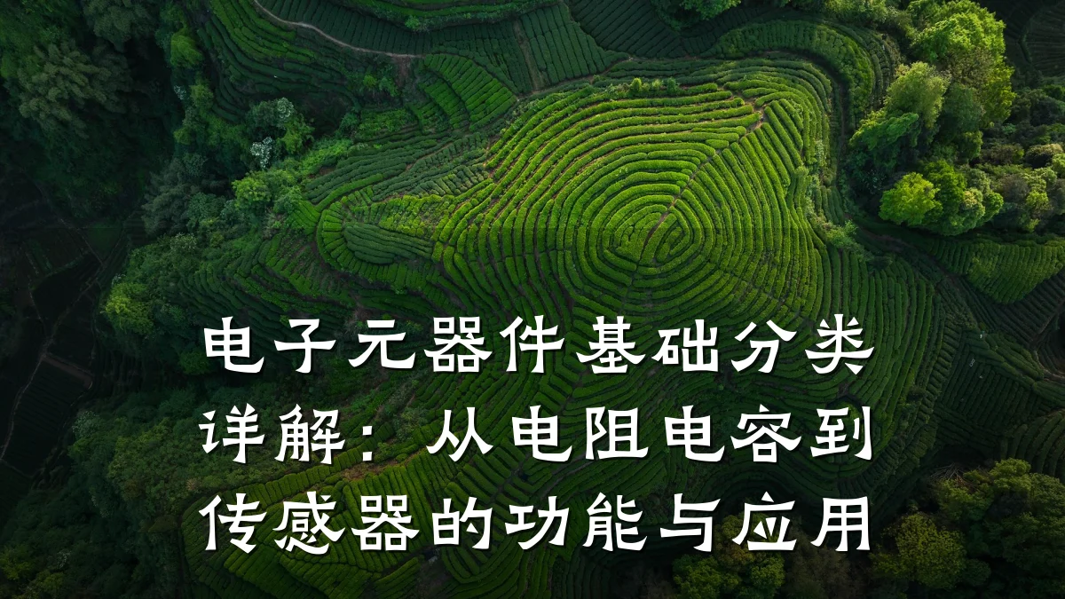 电子元器件基础分类详解:从电阻电容到传感器的功能与应用