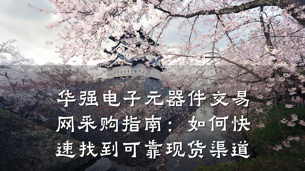 华强电子元器件交易网采购指南：如何快速找到可靠现货渠道