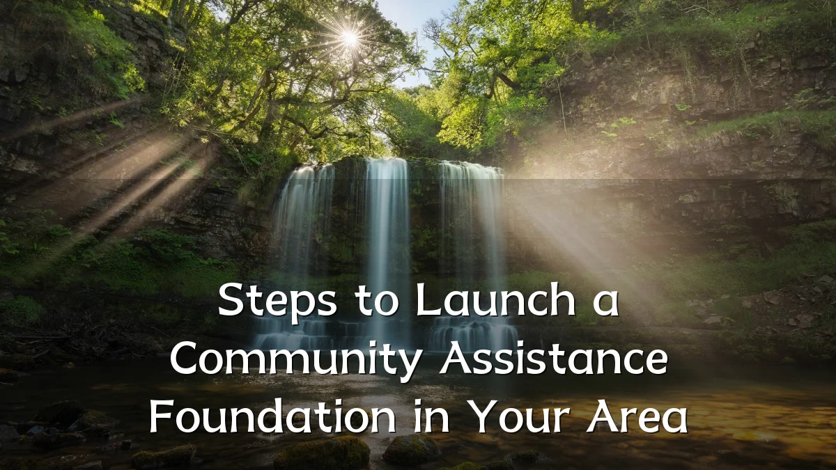 Steps to Launch a Community Assistance Foundation in Your Area
