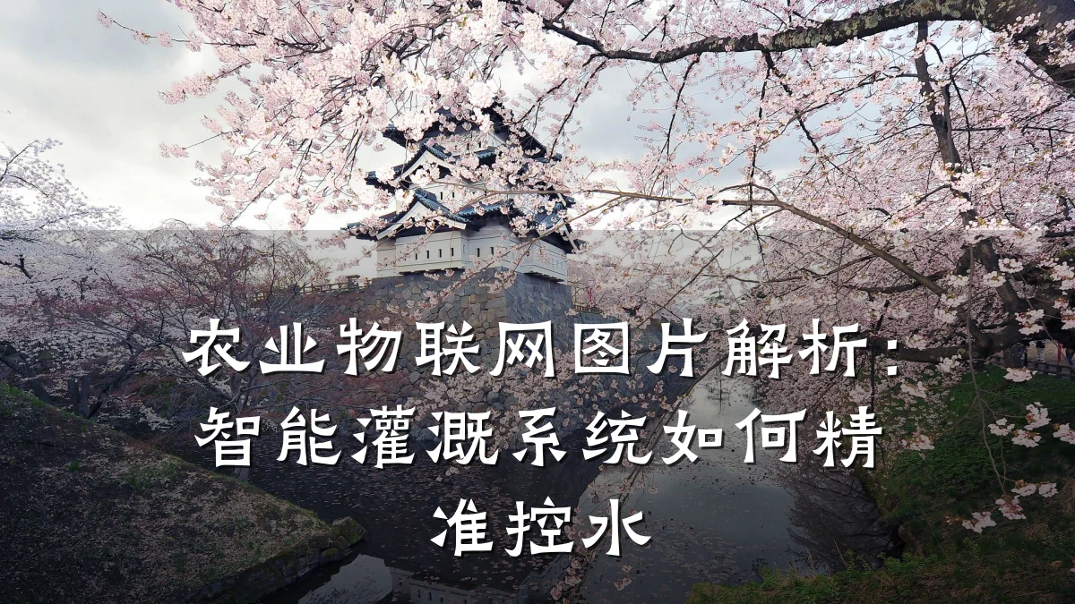 农业物联网图片解析:智能灌溉系统如何精准控水