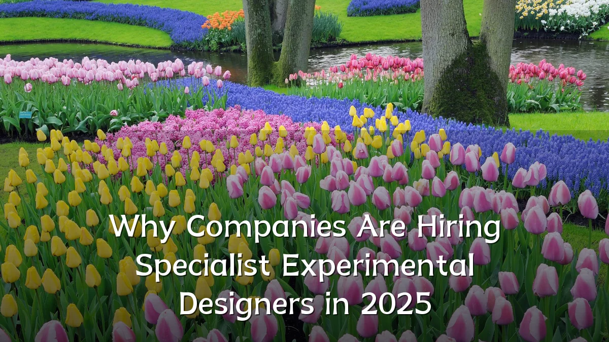Why Companies Are Hiring Specialist Experimental Designers in 2025