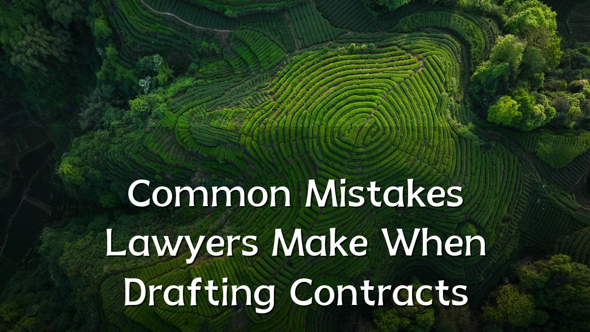 Common Mistakes Lawyers Make When Drafting Contracts