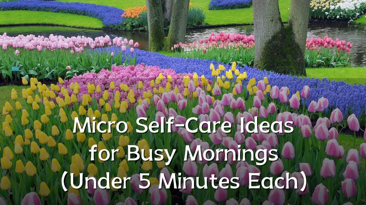 Micro Self-Care Ideas for Busy Mornings (Under 5 Minutes Each)