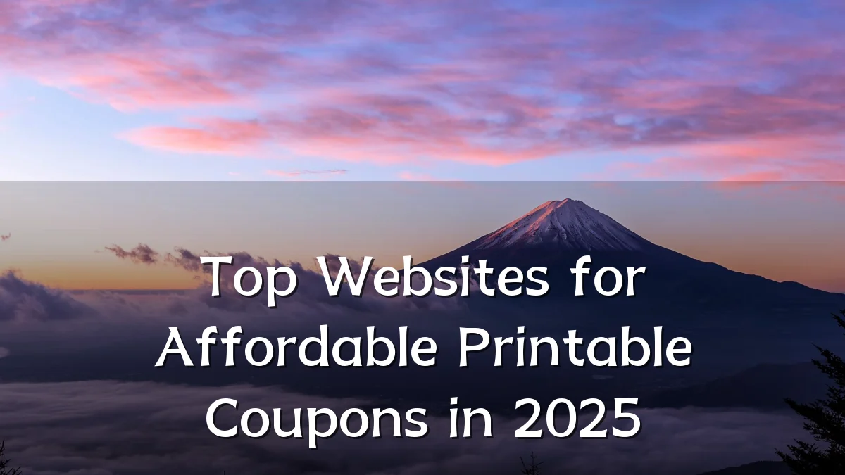 Top Websites for Affordable Printable Coupons in 2025