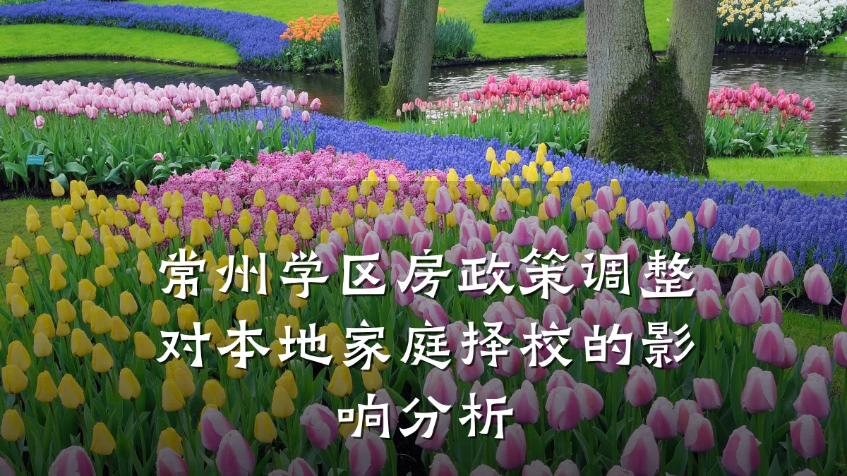 常州学区房政策调整对本地家庭择校的影响分析