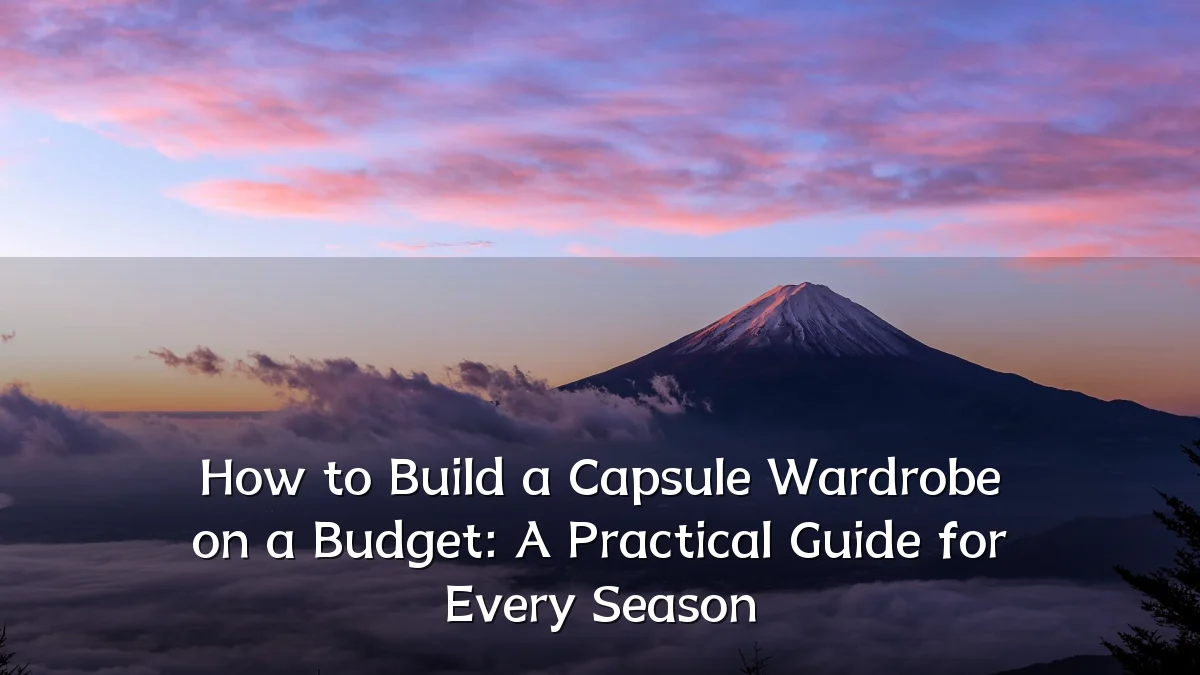 How to Build a Capsule Wardrobe on a Budget: A Practical Guide for Every Season